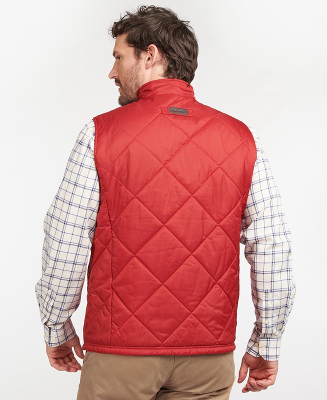 Barbour Finn Gilet Heren Rood | 024371-QGR