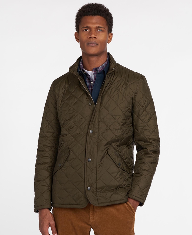 Barbour Flyweight Chelsea Gewatteerde Jas Heren Olijfgroen | 135709-GKT