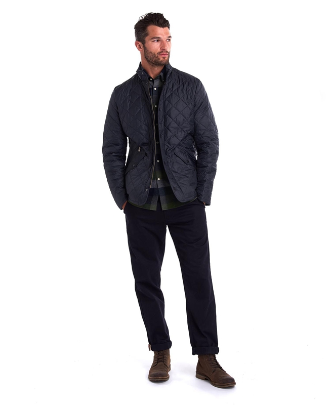 Barbour Flyweight Chelsea Gewatteerde Jas Heren Donkerblauw | 218654-IYK