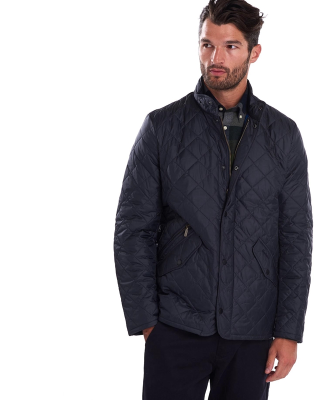 Barbour Flyweight Chelsea Gewatteerde Jas Heren Donkerblauw | 218654-IYK