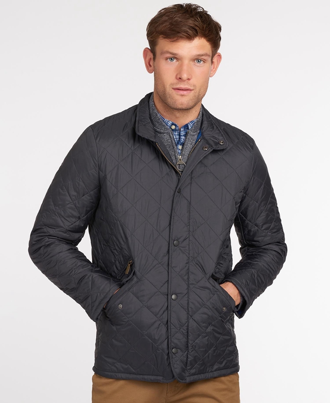 Barbour Flyweight Chelsea Gewatteerde Jas Heren Donkerblauw | 218654-IYK