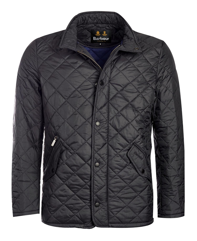 Barbour Flyweight Chelsea Gewatteerde Jas Heren Zwart | 428360-TKP