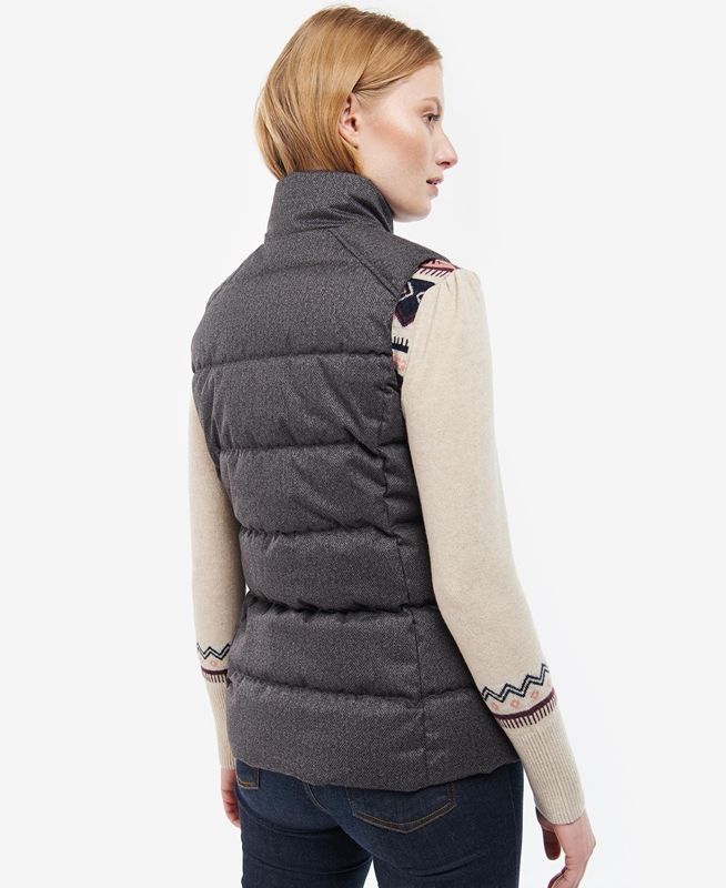 Barbour Foxglove Gilet Dames Grijs | 843761-CMG