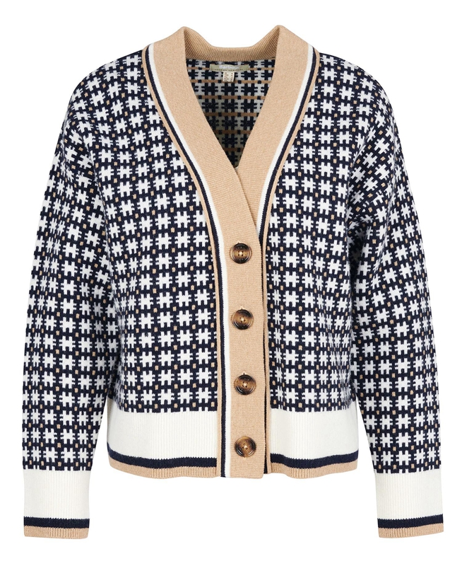 Barbour Francesca Cardigan Truien Dames Gekleurd | 326980-NOP