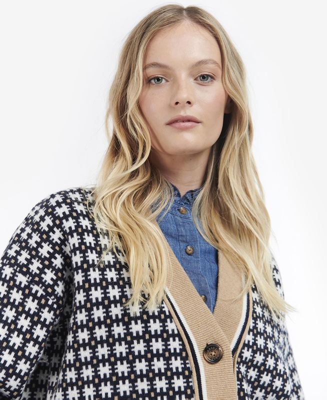 Barbour Francesca Cardigan Truien Dames Gekleurd | 326980-NOP