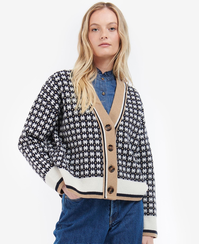 Barbour Francesca Cardigan Truien Dames Gekleurd | 326980-NOP