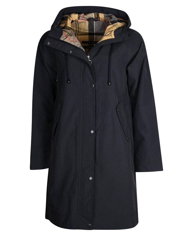 Barbour Galium Waterdichte Jas Dames Donkerblauw | 195467-AUK