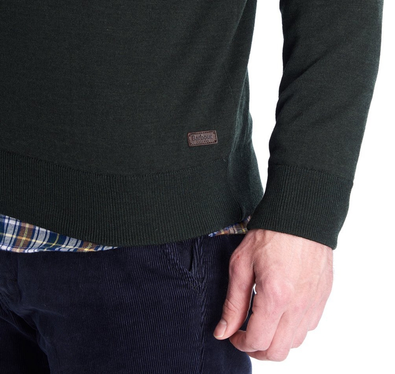 Barbour Gamlan Half Zip Truien Heren Groen | 853279-ODB