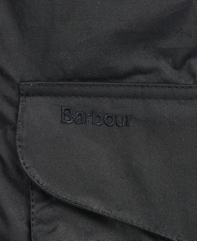 Barbour Hereford Waxed Jas Heren Blauw | 194263-ZSX