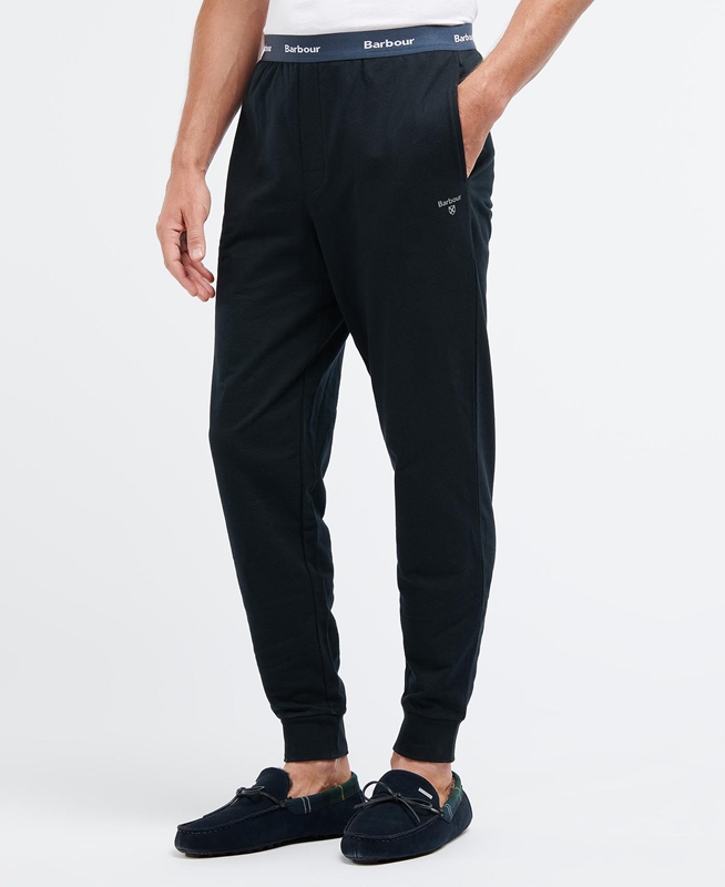 Barbour Jake Lounge Joggers Broek Heren Zwart | 754861-DZL