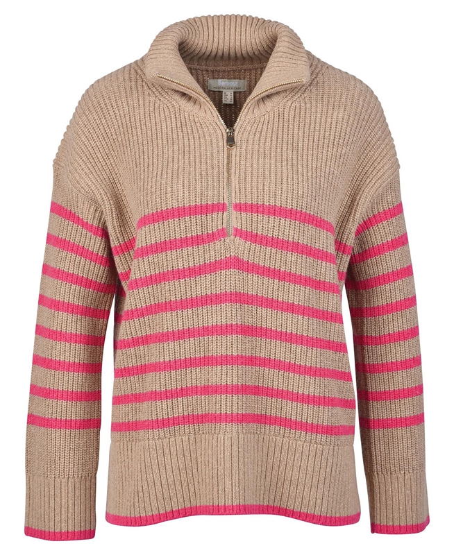 Barbour Jemima Knit Truien Dames Bruin | 413058-DHM