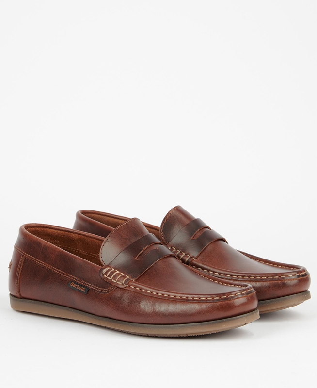 Barbour Kelson Loafers Heren Bruin | 634591-GJK