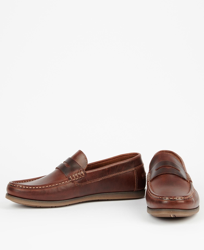 Barbour Kelson Loafers Heren Bruin | 634591-GJK