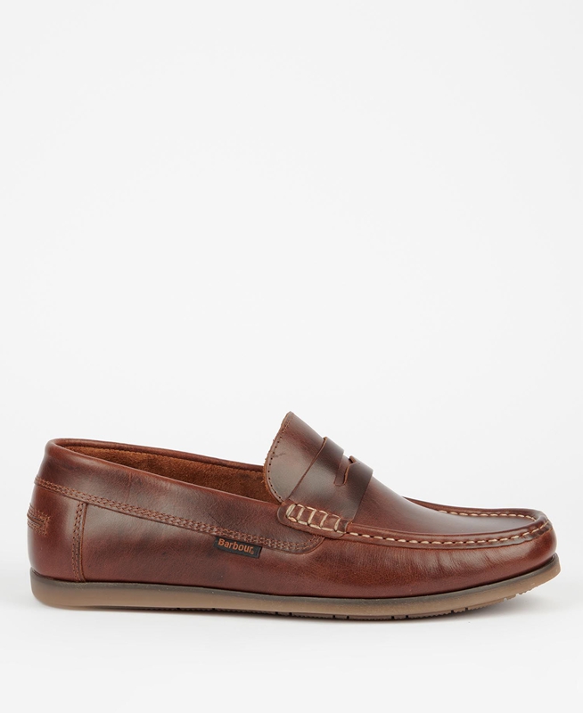 Barbour Kelson Loafers Heren Bruin | 634591-GJK