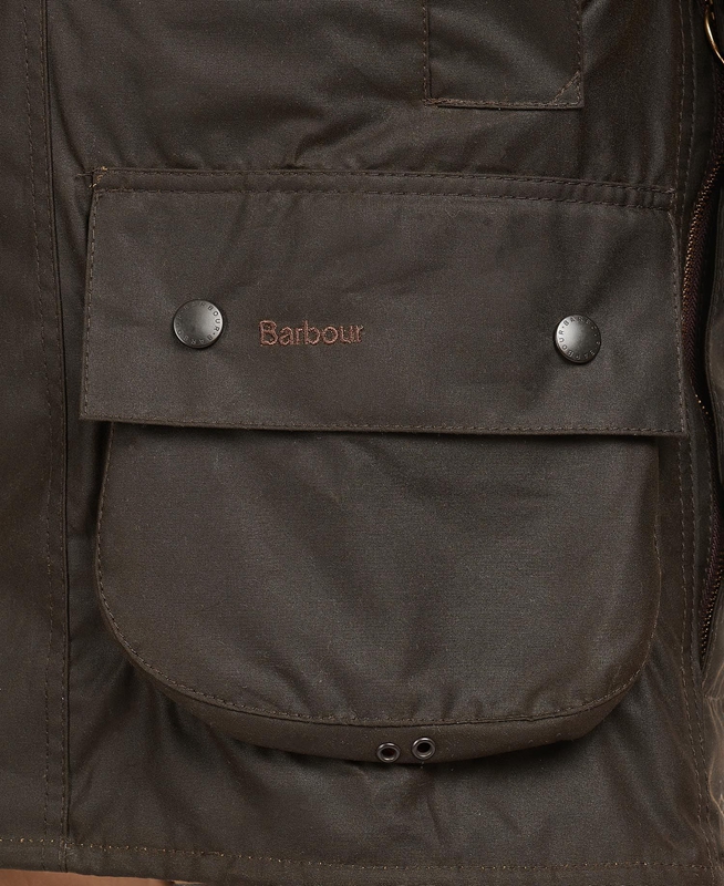 Barbour Klassieke Beaufort® Waxed Jas Heren Olijfgroen | 256714-FRL