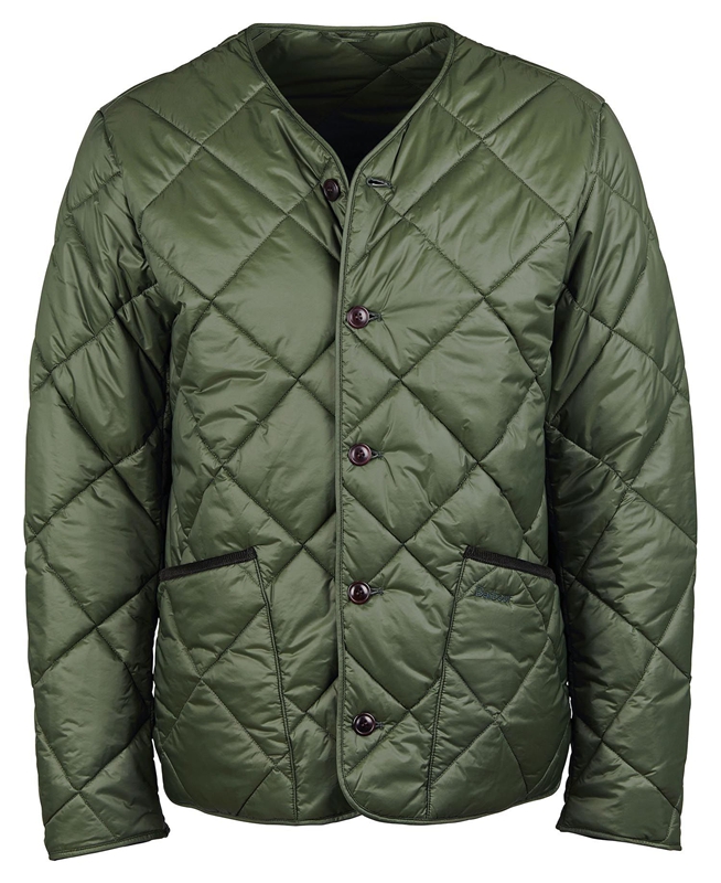 Barbour Liddesdale Cardigan Gewatteerde Jas Heren Olijfgroen | 410962-CUX