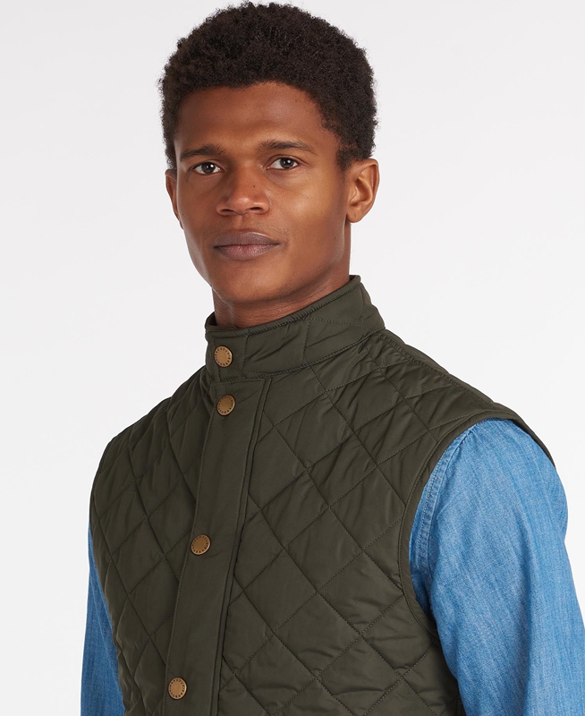 Barbour Lowerdale Gilet Heren Olijfgroen | 326875-TZB