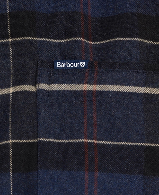 Barbour Lutsleigh Overhemd Heren Donkerblauw | 782634-PLB