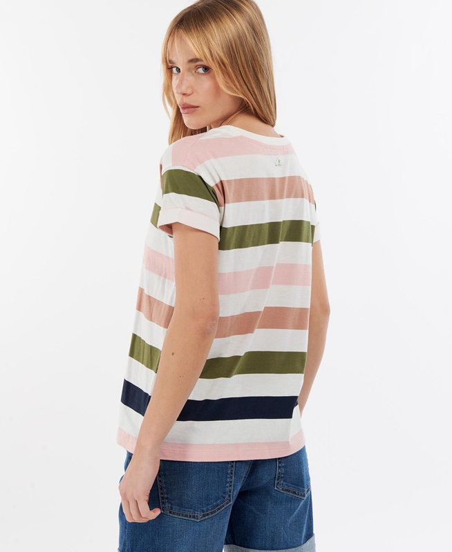 Barbour Lyndale Top T-shirts Dames Gekleurd | 673904-DNZ