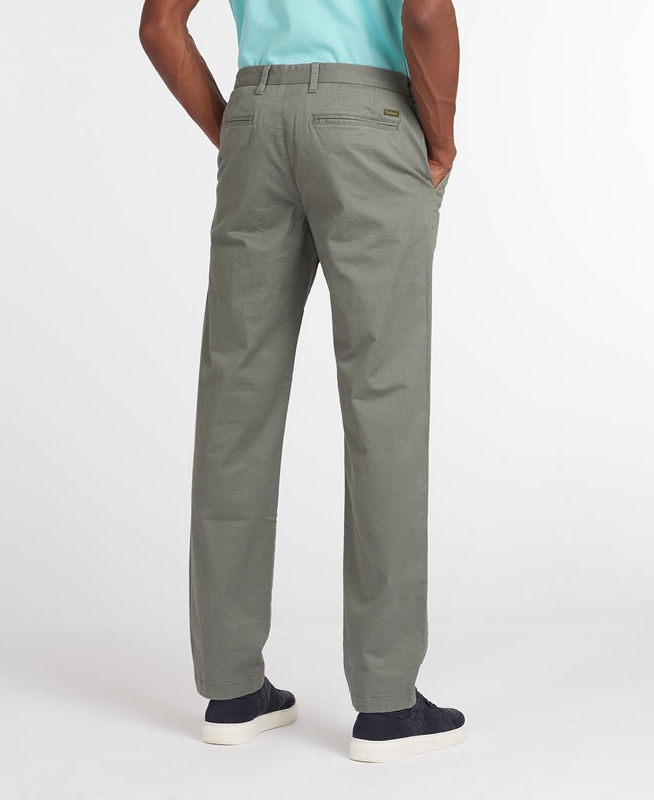 Barbour Neuston Essential Chinos Broek Heren Olijfgroen | 194538-WQC