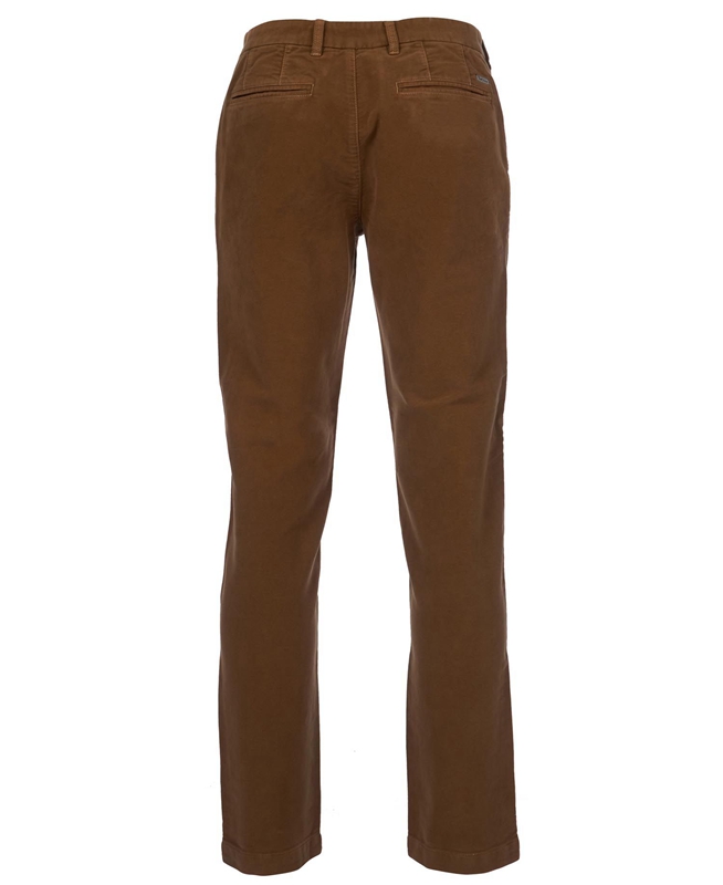 Barbour Neuston Moleskin Trousers Broek Heren Beige | 193580-VZL