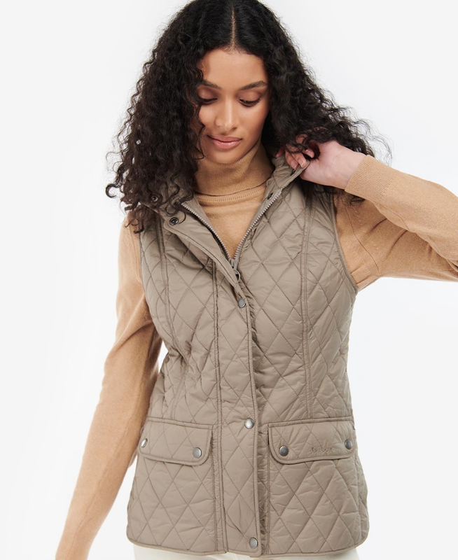 Barbour Otterburn Gilet Dames Grijs | 130456-OVK