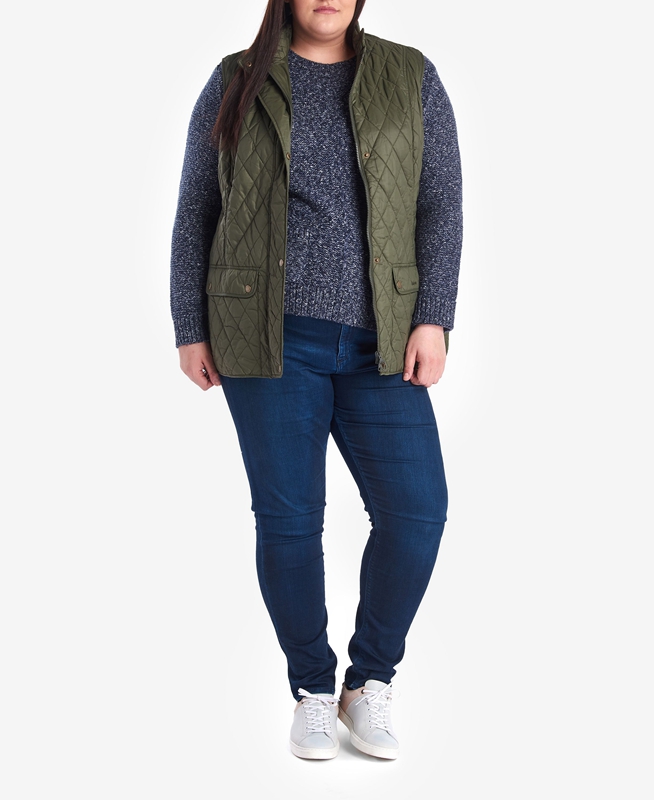 Barbour Otterburn Gilet Dames Groen | 506149-GVL