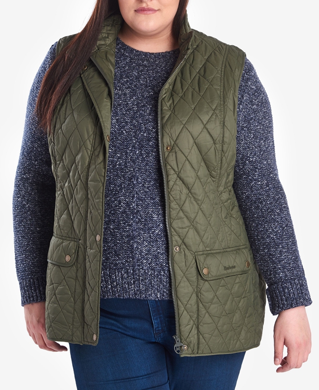 Barbour Otterburn Gilet Dames Groen | 506149-GVL