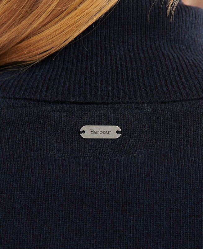 Barbour Pendle Roll-Neck Truien Dames Donkerblauw | 917832-KDZ