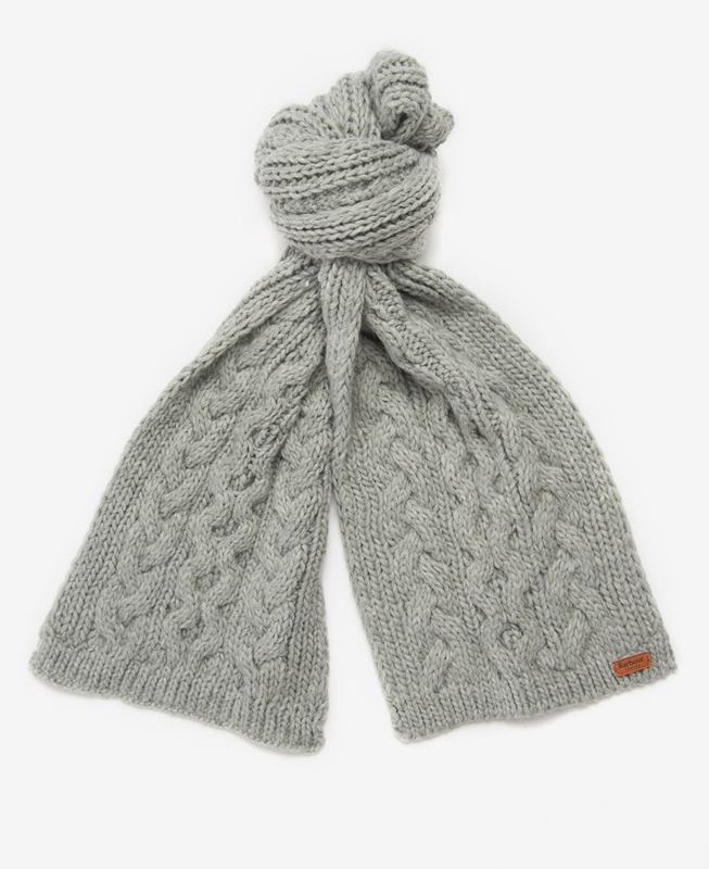 Barbour Penshaw Beanie & Scarf Set Hoeden Dames Grijs | 740562-VYC