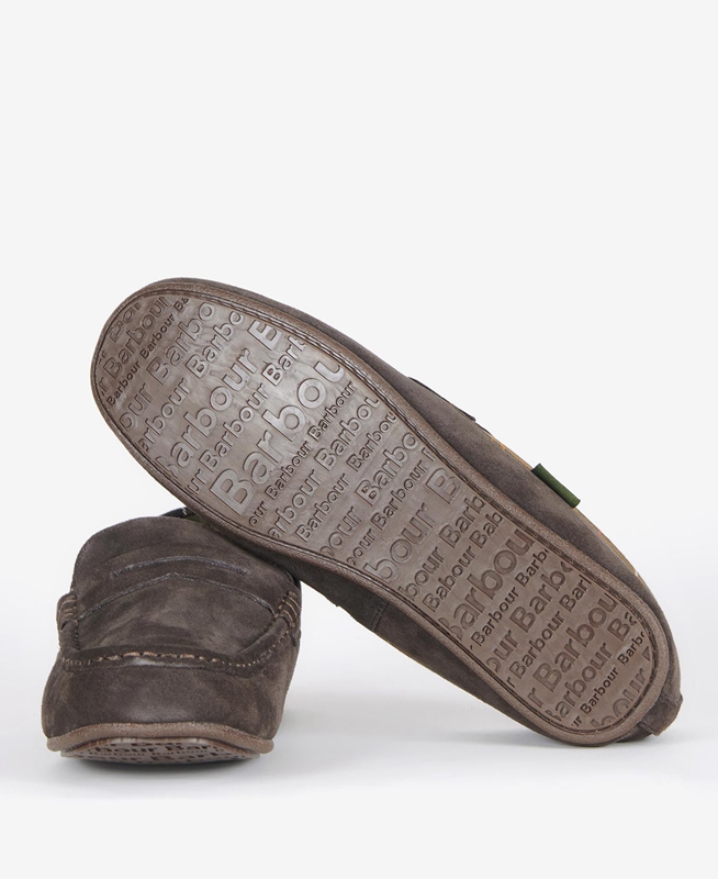 Barbour Porterfield Slippers Heren Bruin | 769453-KUF