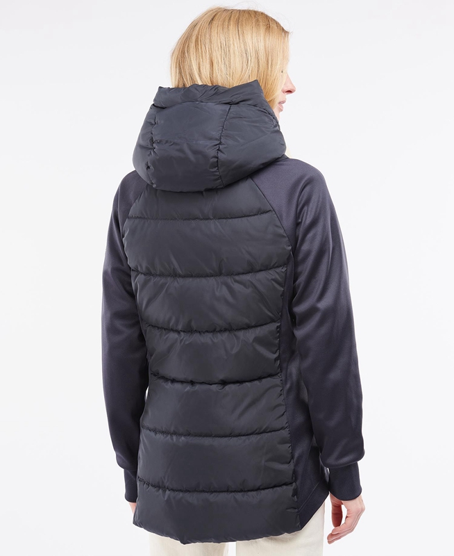 Barbour Reedley Quilted Sweatshirts Dames Donkerblauw | 209654-AQT