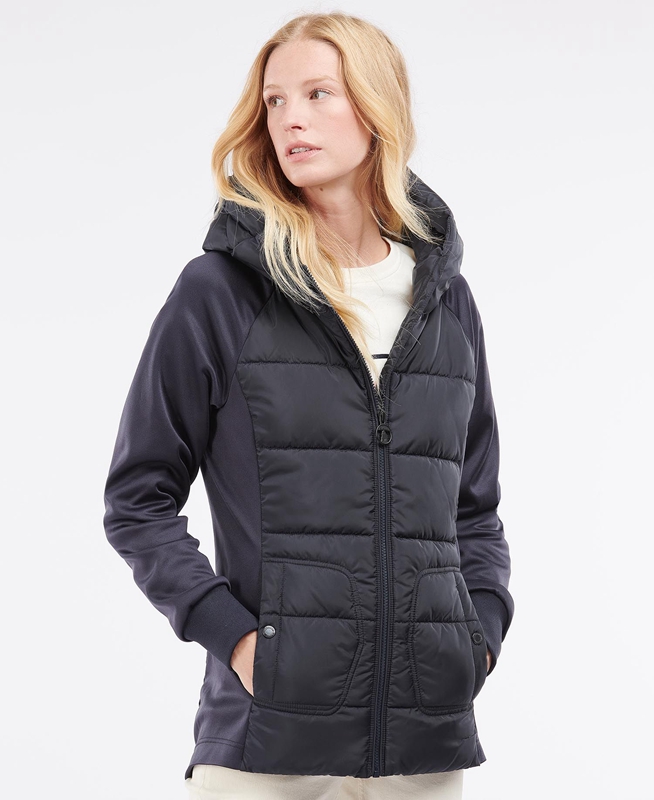 Barbour Reedley Quilted Sweatshirts Dames Donkerblauw | 209654-AQT