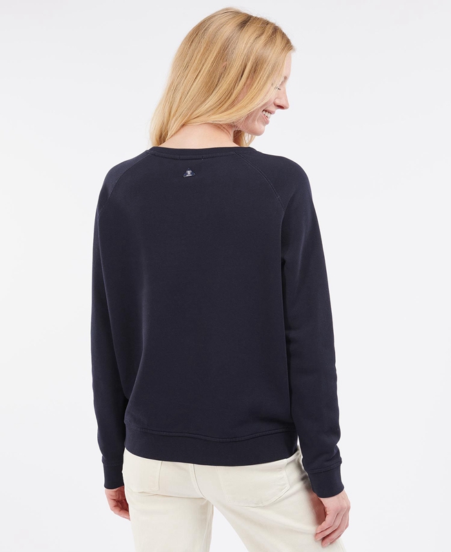 Barbour Rockcliffe Sweatshirts Dames Donkerblauw | 967128-KTA