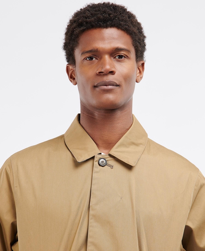 Barbour Rokig Waterdichte Jas Heren Beige | 578936-THG