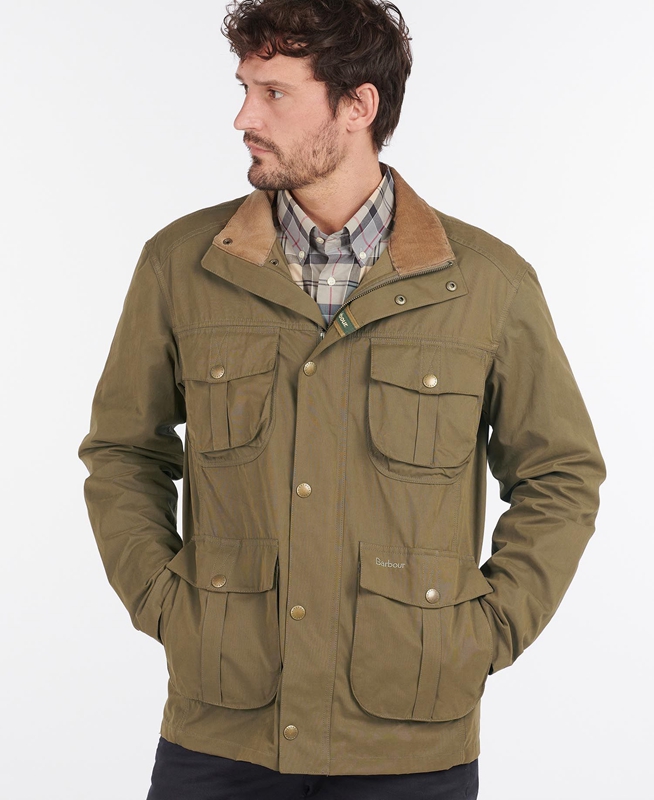 Barbour Sanderling Casual Jassen Heren Olijfgroen | 490172-MVA