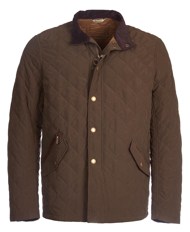 Barbour Shoveler Gewatteerde Jas Heren Groen | 715346-RSU