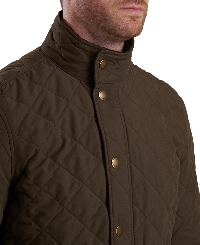 Barbour Shoveler Gewatteerde Jas Heren Groen | 715346-RSU