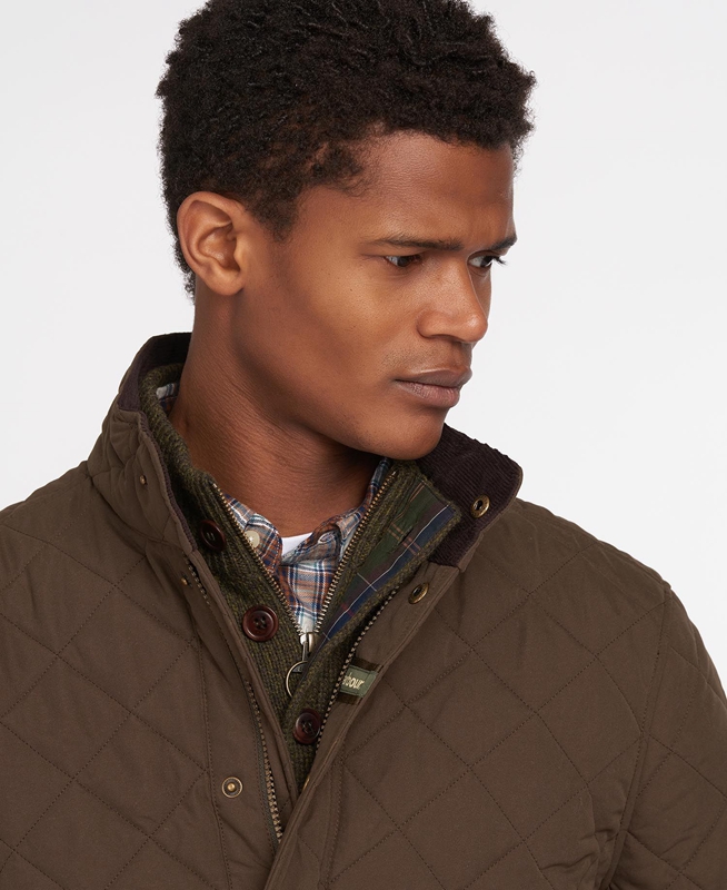 Barbour Shoveler Gewatteerde Jas Heren Groen | 715346-RSU