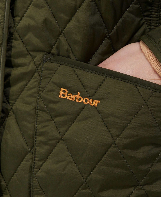 Barbour Steppjacke Annandale Gewatteerde Jas Dames Olijfgroen | 976543-NJU