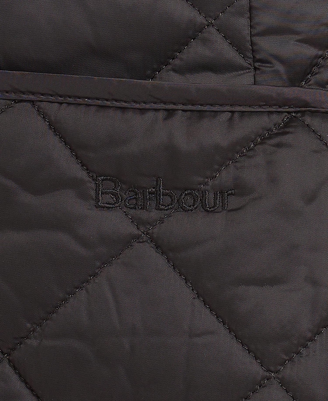 Barbour Steppjacke Deveron Gewatteerde Jas Dames Zwart | 367512-HAL