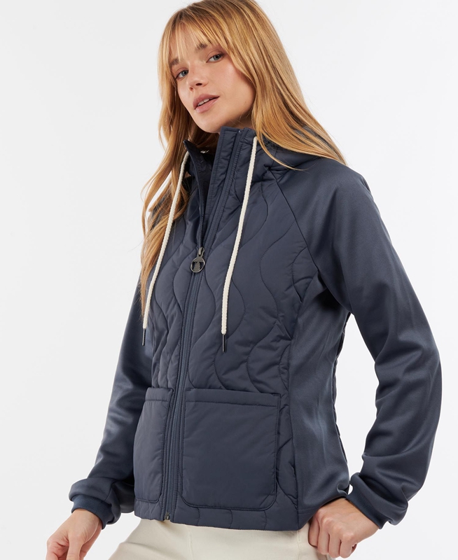 Barbour Strathmore Sweatshirts Dames Donkerblauw | 619304-AVQ