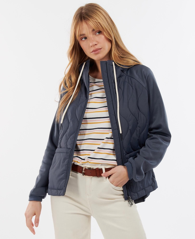 Barbour Strathmore Sweatshirts Dames Donkerblauw | 619304-AVQ