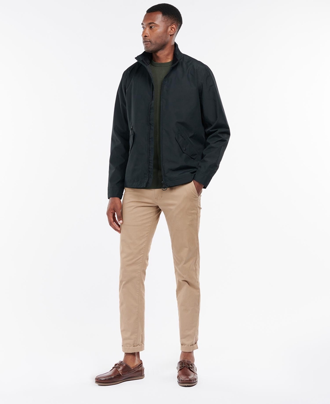 Barbour Summer Chelsea Waterdichte Jas Heren Zwart | 061574-UJV