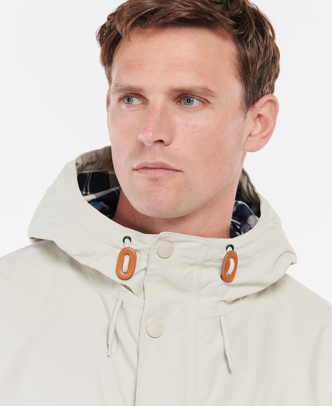 Barbour Summer City Parka Waterdichte Jas Heren Beige | 053291-VZL