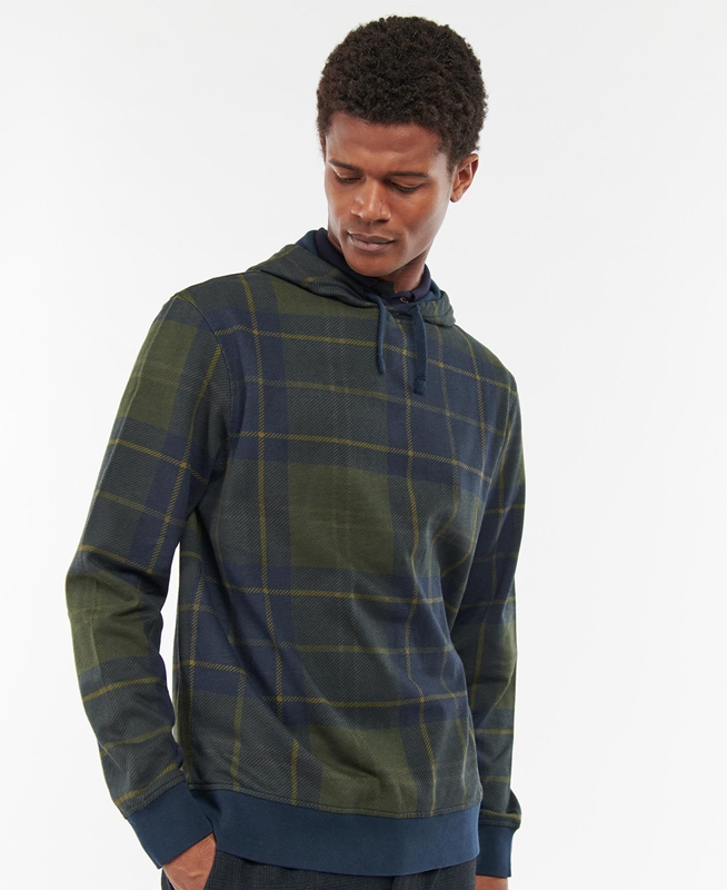 Barbour Syston Popover Sweatshirts Heren Blauw | 805219-WEC