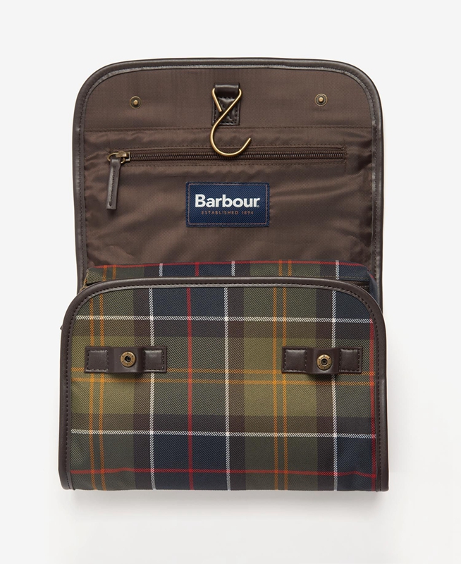 Barbour Tartan Hanging Washbag Tassen Heren Gekleurd | 826713-COS