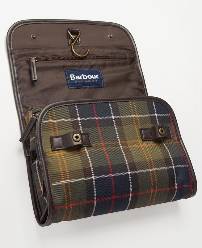 Barbour Tartan Hanging Washbag Tassen Heren Gekleurd | 826713-COS