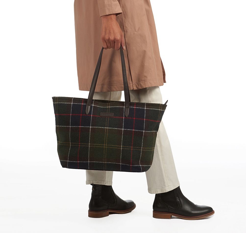 Barbour Tasche Witford Tartan Tote Tassen Dames Gekleurd | 758912-ZLV