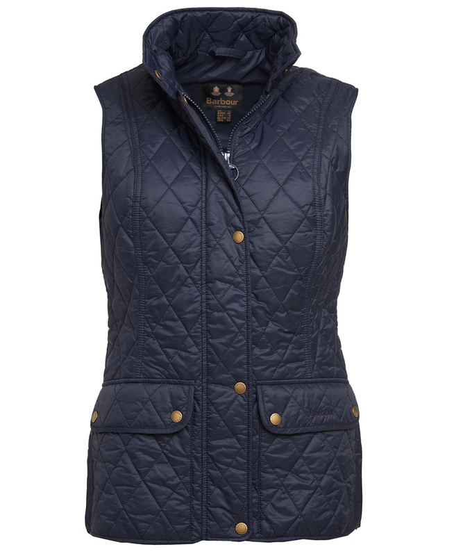 Barbour Weste Otterburn Gilet Dames Donkerblauw | 046359-CZY